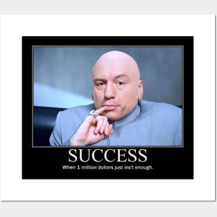 Success Joe Rogan Funny Motivation Design Posters and Art